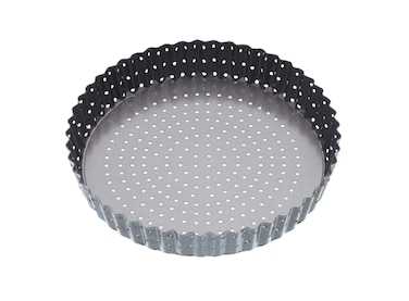 KitchenCraft MasterClass Crusty Bake Non Stick PastryFlan Tin Grey 20 cm