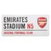 Arsenal FC  Authentic EPL Metal Street Sign