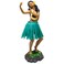 Hawaiian Dashboard Doll Leilani Girl Dancing Green
