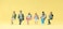 Preiser 10332 Pedestrians Seated People Package6 HO Model Figure