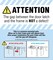 Regalo Easy Step Extra Tall Walk Thru Baby Gate Bonus Kit Includes 4Inch Extension Kit Pressure Mount Kit and Wall Cups and Mounting Kit Black 4 Count Pack of 1
