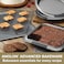 Anolon Advanced Nonstick Bakeware Cooling Grid  Baking Rack  10 Inch x 16 Inch Gray