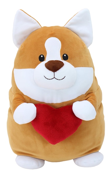 Squeeze With Love Animal Adventure Super Puffed Plush  Corgi