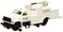 Bachmann Industries Maintenance of Way Hi Rail Equipment Truck with Crane DCC Equipped Norfolk Southern Train White HO Scale