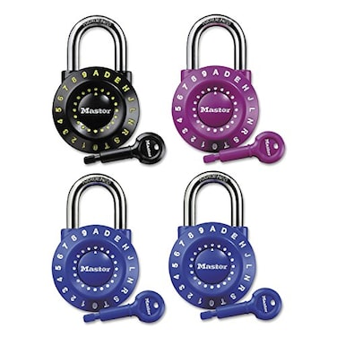 Master Lock Padlock Set Your Own Combination Lock 11516 in Wide Assorted Colors 1590D