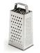 Kuber Industries Vegetable Grater  SlicerStainless Steel 5 in 1 Kitchen ChopperPremium Versatile Grater for CheeseVegetablesGinger Silver
