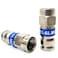 PCTTRS6 Universal RG6 Coaxial Locking Compression Connector  10 Pack