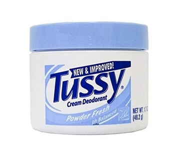 Tussy Deodorant Cream Powder Fresh 17 Oz 6 Pack