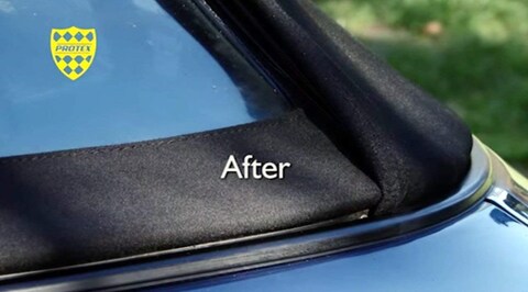 PROTEX World Convertible Soft Top Canvas Restorer Black 1ltr  Colour Restores Like New