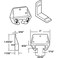 PrimeLine 22486 14 In x 78 In Red Drawer Guide Kit Single Pack