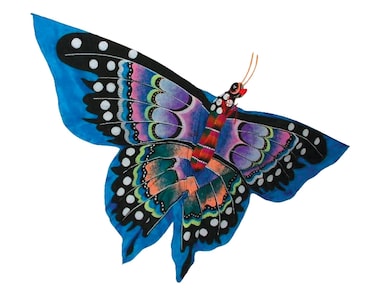 In the Breeze Butterfly Bali Kite Small Purple