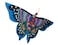 In the Breeze Butterfly Bali Kite Small Purple
