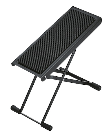 KM Konig  Meyer 1467001455 Footrest  6 Height Positions Sturdy NonSkid Rubber Foot Pad for Classical Acoustic Electric Guitarists  Professional Grade for all Musicians  German Made  Black