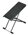 KM Konig  Meyer 1467001455 Footrest  6 Height Positions Sturdy NonSkid Rubber Foot Pad for Classical Acoustic Electric Guitarists  Professional Grade for all Musicians  German Made  Black