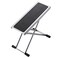 KM Konig  Meyer 1467001411 Footrest  6 Positions Sturdy NonSkid Rubber Foot Pad for Classical Acoustic Electric Guitarists  Professional Grade for Musicians  German Made  Nickel Finish