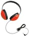 Califone Childrens Stereo Headphone Lightweight RED