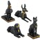 Egyptian Animals Figurine Decoration Set of 4