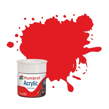 Humbrol Acrylic Paint Virgin Red