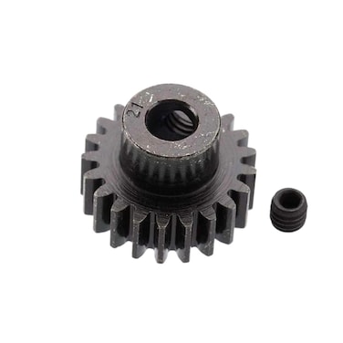 Robinson Racing 8621 Extra Hard 21 Tooth Blackened Steel 32P Pinion 5Mm