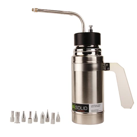 500ml 16oz Liquid Nitrogen LN2 Sprayer  Freeze Treatment Instrument Unit with 9 Freeze Heads from US SOLID Empty Tank