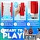 Franklin Sports Table Tennis to Go Portable Ping Pong Net Set  Any Table Top Adjustable 2 Ping Pong Paddles  2 Ping Pong Balls Included  2 Player Table Tennis Set