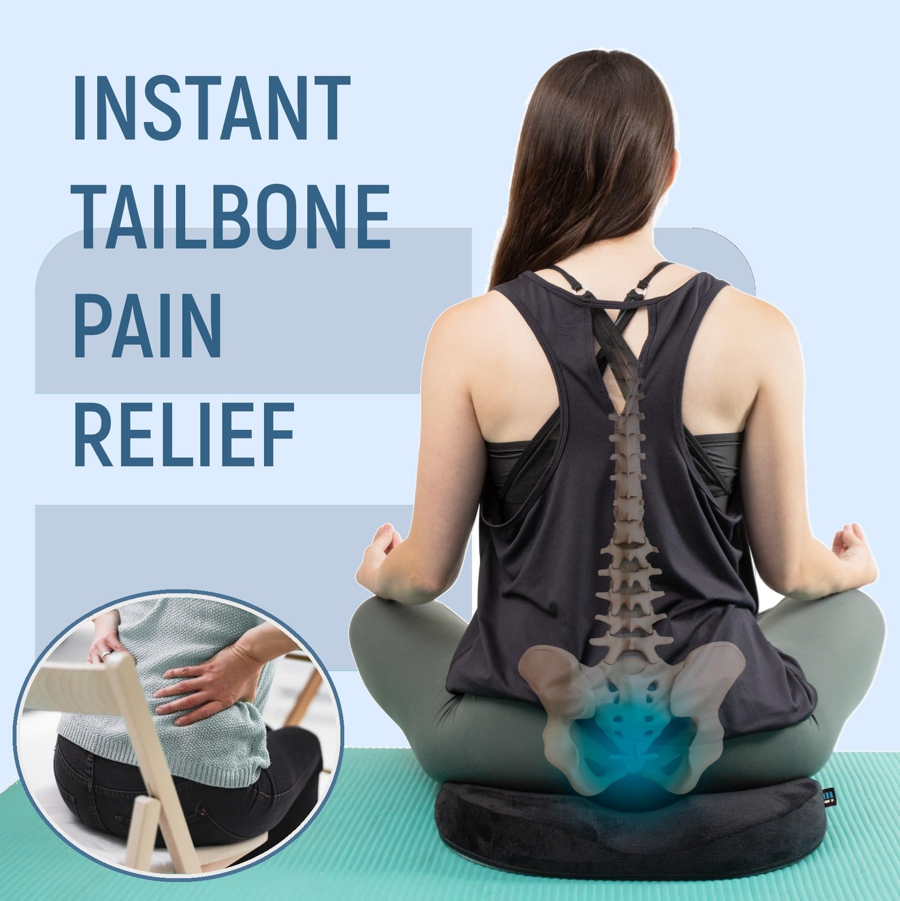 Coccyx Seat Donut Cushion For Tailbone Pain Tailbone Pain Medical