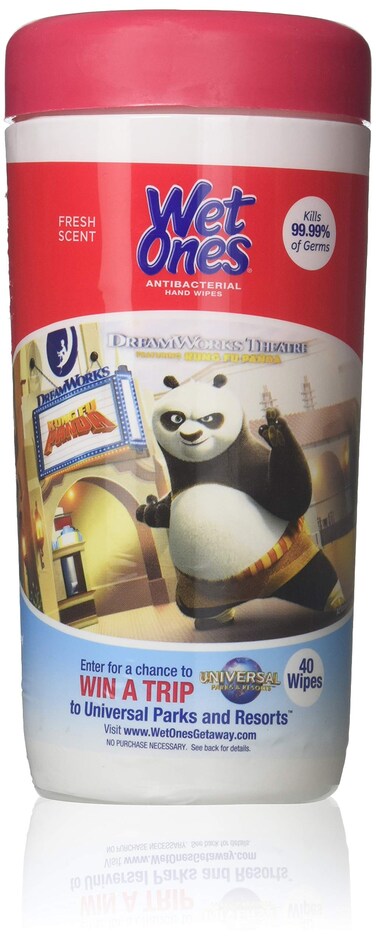 WET ONES Antibacterial Hand Wipes Fresh Scent 40 ea