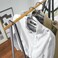 Yamazaki Home Tower Freestanding Coat Hanger Clothes Rack With Shelf 55  Steel