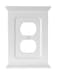 Amerelle 178DW Mantel Wallplate 1 Duplex White