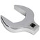 URREA 38 Drive Crowfoot Wrench  19mm Open End Socket Wrench with Drop Forged Construction  NickelChrome Finish  4919M