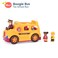 B toys Boogie Bus Rrrroll Models  Interactive Yellow School Bus Toy  Lights  Sounds  6Piece 18 Months