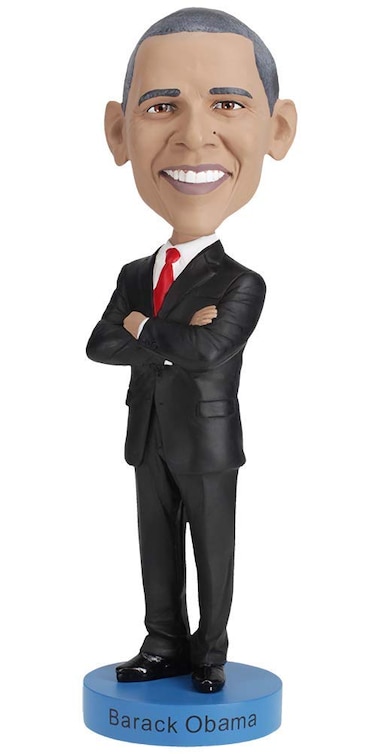 Royal Bobbles Barack Obama 44th President of The United States Collectible Bobblehead Statue