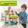 EverEarth Toddler Workbench with Tools Wooden Building Set Hammer Toy