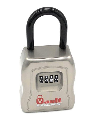 Vault Locks Key Lock Box with Separate Combination for Latch and Shackle  Large Key Storage Compartment  Vault Locks 5500