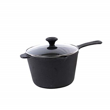 Old Mountain 3Qt Sauce Pan with Lid Black