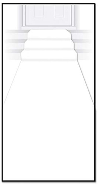 Beistle White Carpet Runner