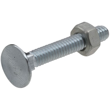 National Hardware N280859 V7652 Flat Head Carriage Bolts and Nuts in Zinc plated 12 pack14  20 x 134