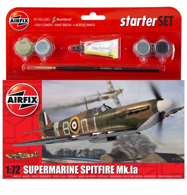 Airfix Supermarine Spitfire MkIa Starter Gift Set 172 Scale
