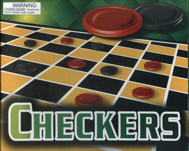 Checkers Classic Board Game with Board  Instructions by Greenbrier