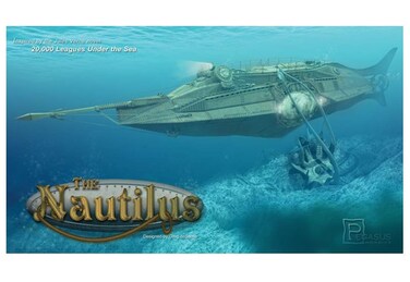 Pegasus Hobbies 1144 Scale The Nautilus Submarine Model Kit