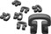 Kwik Goal Kwik Lock Net Clips Pack of 100 Black