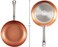 Copper Chef 10 Inch Round Frying Pan With Lid  Skillet with Ceramic Non Stick Coating Perfect Cookware For Saute And Grill