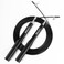 Boldfit Aluminium Skipping Rope for Men and Women Jumping Rope With Adjustable Height Speed Skipping Rope for Exercise Gym Sports Fitness Adjustable Jump RopeBlack