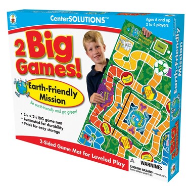 Earth Friendly Mission 2 in 1 Board Game by CarsonDellosa