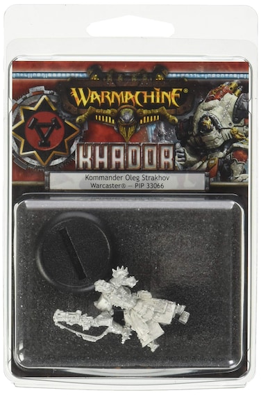 Privateer Press  Warmachine  Khador Warcaster Kommander Strakhov Model Kit