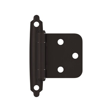 Amerock  Cabinet Hinge  Variable Overlay Hinge  Oil Rubbed Bronze  10 Pack  SelfClosing Hinge  Face Mount Hinge  Cabinet Door Hinge