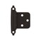 Amerock  Cabinet Hinge  Variable Overlay Hinge  Oil Rubbed Bronze  10 Pack  SelfClosing Hinge  Face Mount Hinge  Cabinet Door Hinge