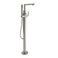 Moen S93005BN Arris OneHandle Modern Freestanding Floor Mount Tub Filler with Handshower Brushed Nickel