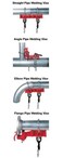 RIDGID 40220 461 Straight Pipe Welding Vise 12inch to 8inch Pipe Welding ClampRedSmall