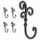 Franklin Brass 133072 Curlique Hook Flat Black